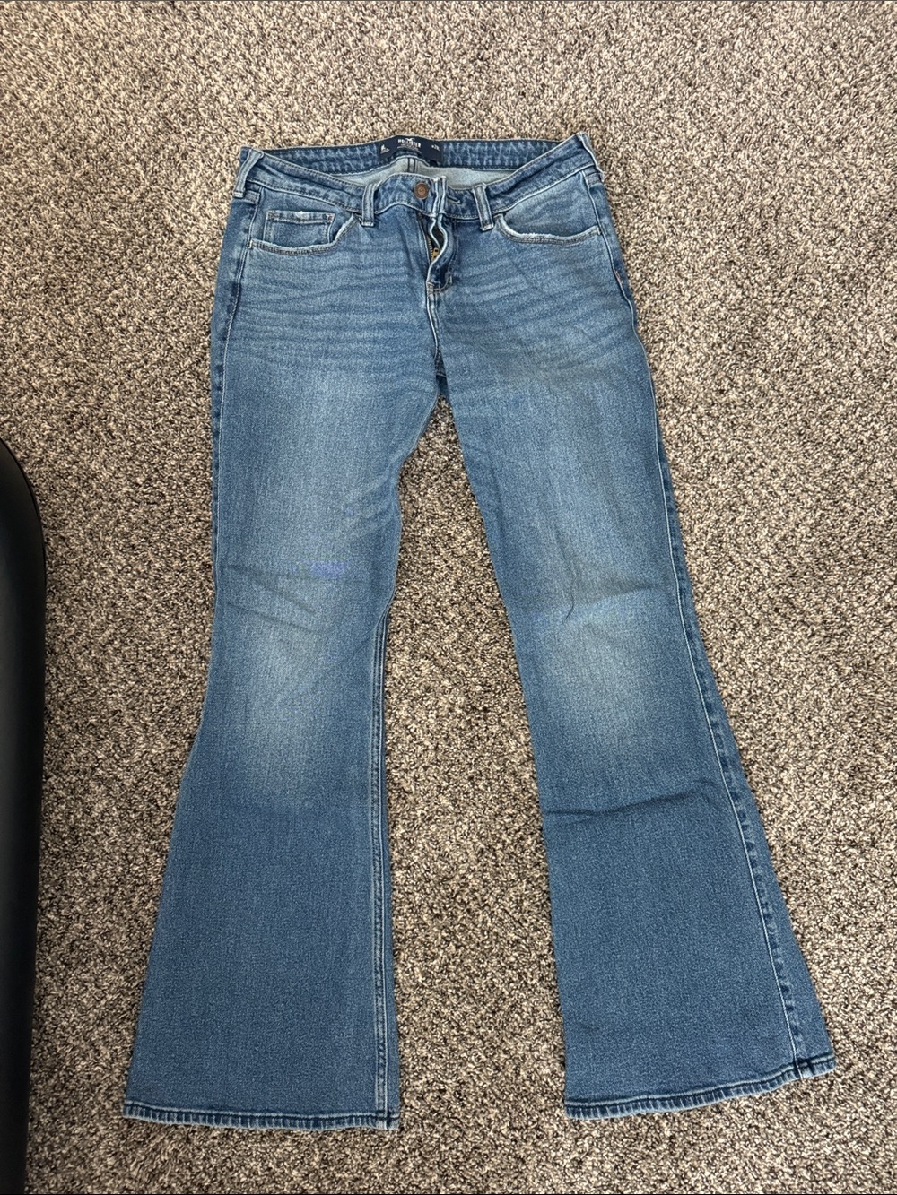 Hollister Women’s Low rise Blue Flare Jeans